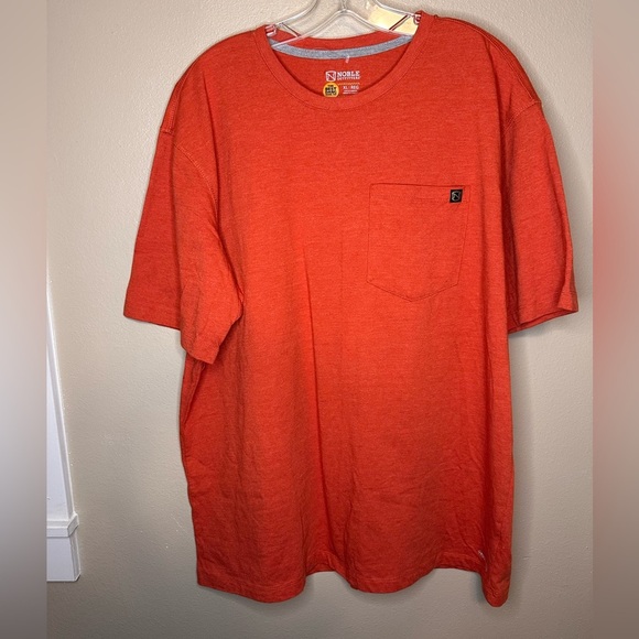 NEW Noble Outfitters Men’s Full Flex Work Tee T-shirt Size XL Dark Orange - Picture 1 of 5